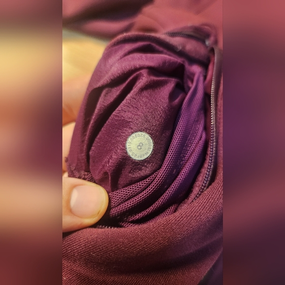 Lululemon Athletica Maroon Fleece Flurry Jacket - Picture 10 of 12